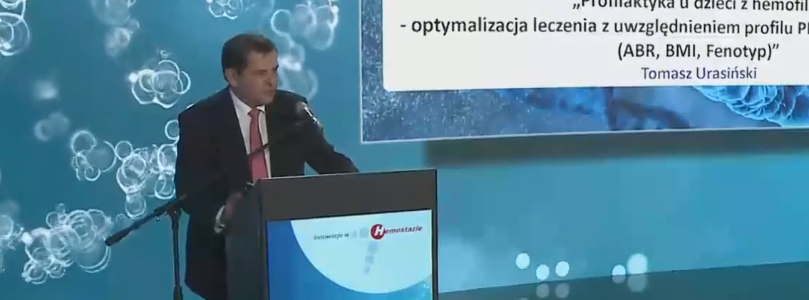„Profilaktyka u dzieci z hemofilią  - optymalizacja leczenia z uwzględnieniem profilu PK i innych parametrów (ABR, BMI, Fenotyp)”