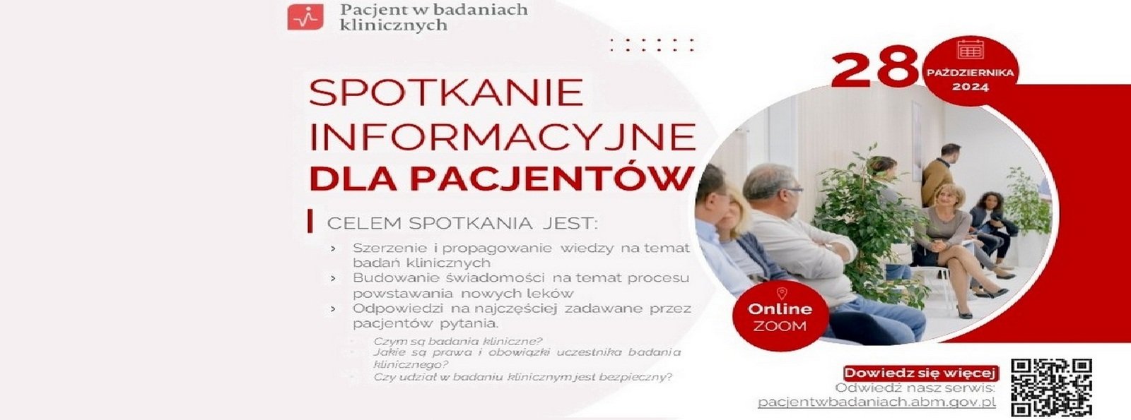 Spotkanie informacyjne dla pacjentów z Ambasadorami Badań Klinicznych