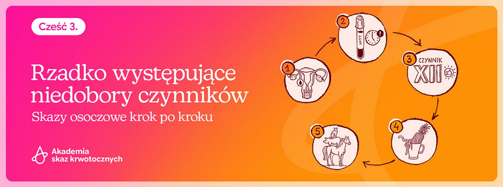 Rzadko występujące niedobory czynników. Skazy osoczowe krok po kroku | Cz. 3